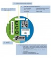 Etiqueta ambiental motos DGT tipo ECO